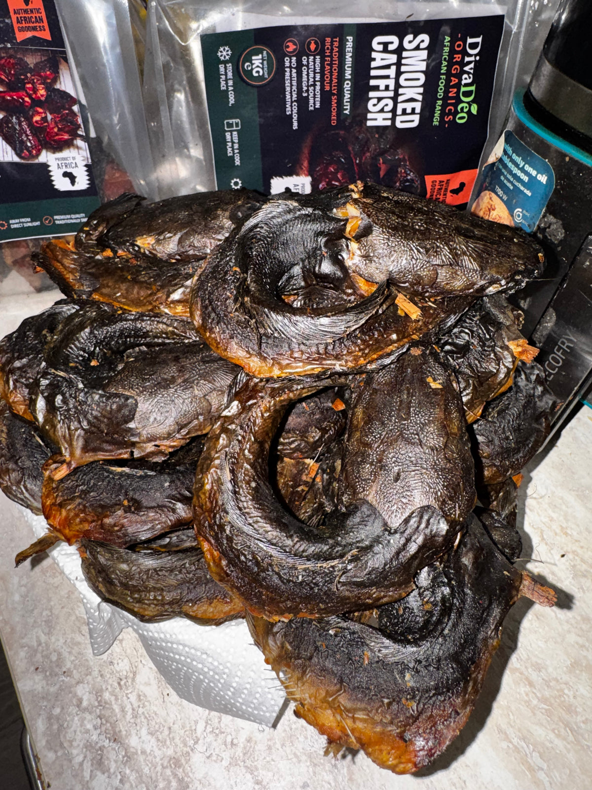 🐟 Smoked Catfish – 1kg