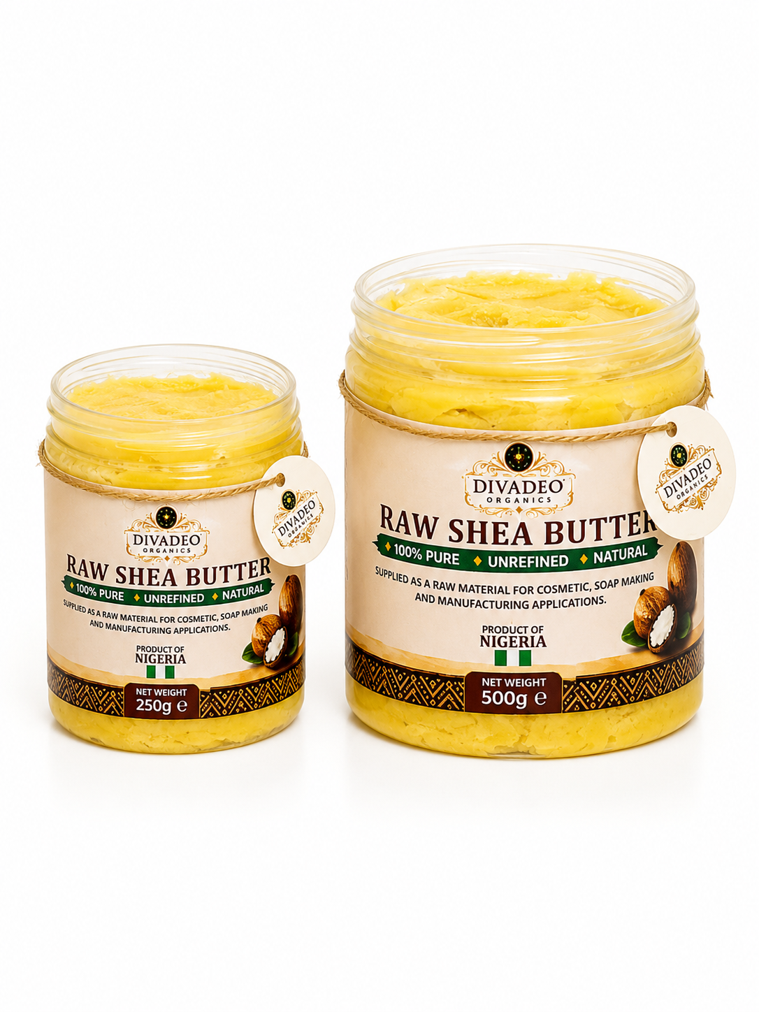 Raw African Shea Butter | 100% Pure & Unrefined | DivaDeo Organics