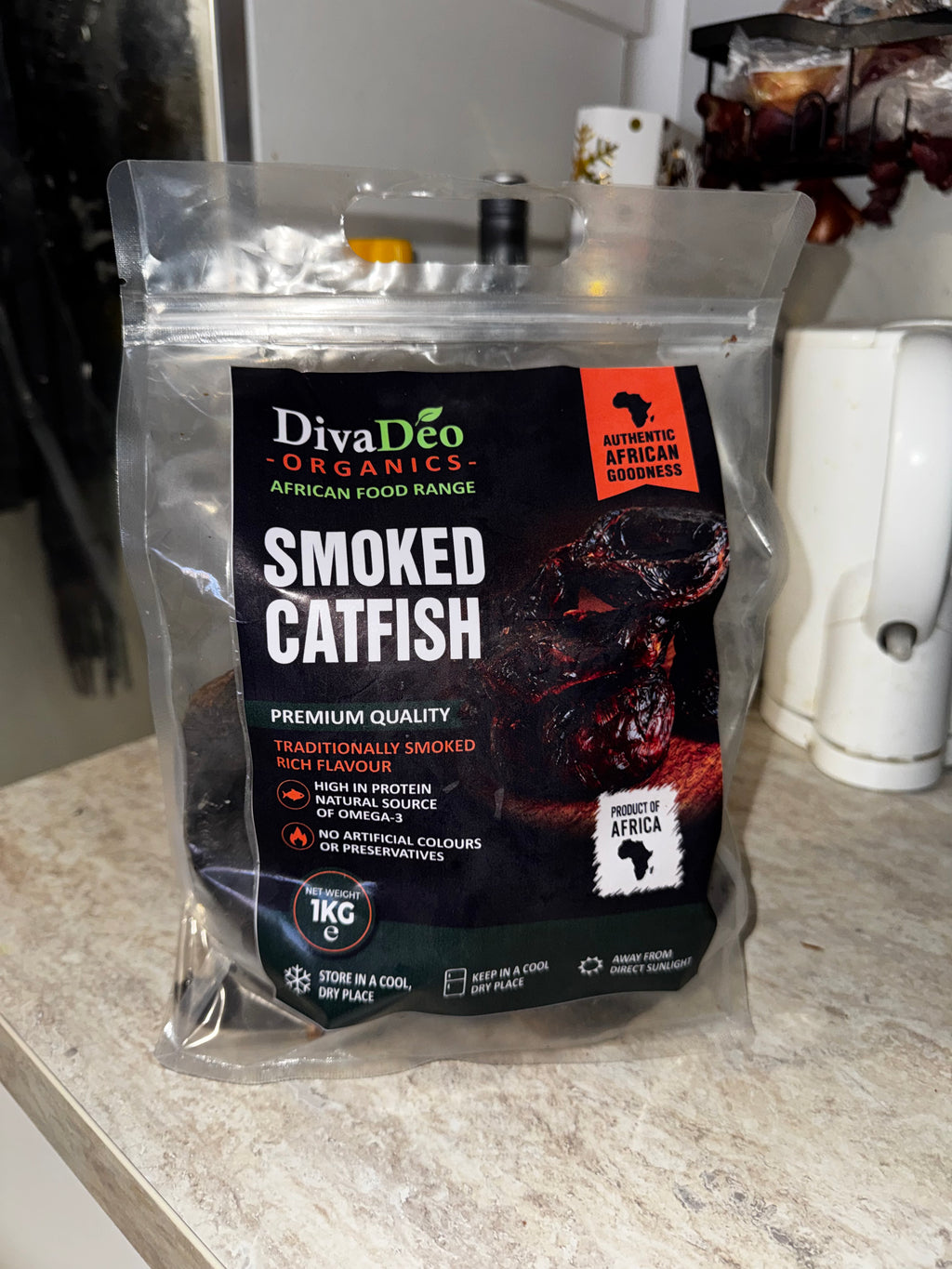 🐟 Smoked Catfish – 250g 4-6Pieces