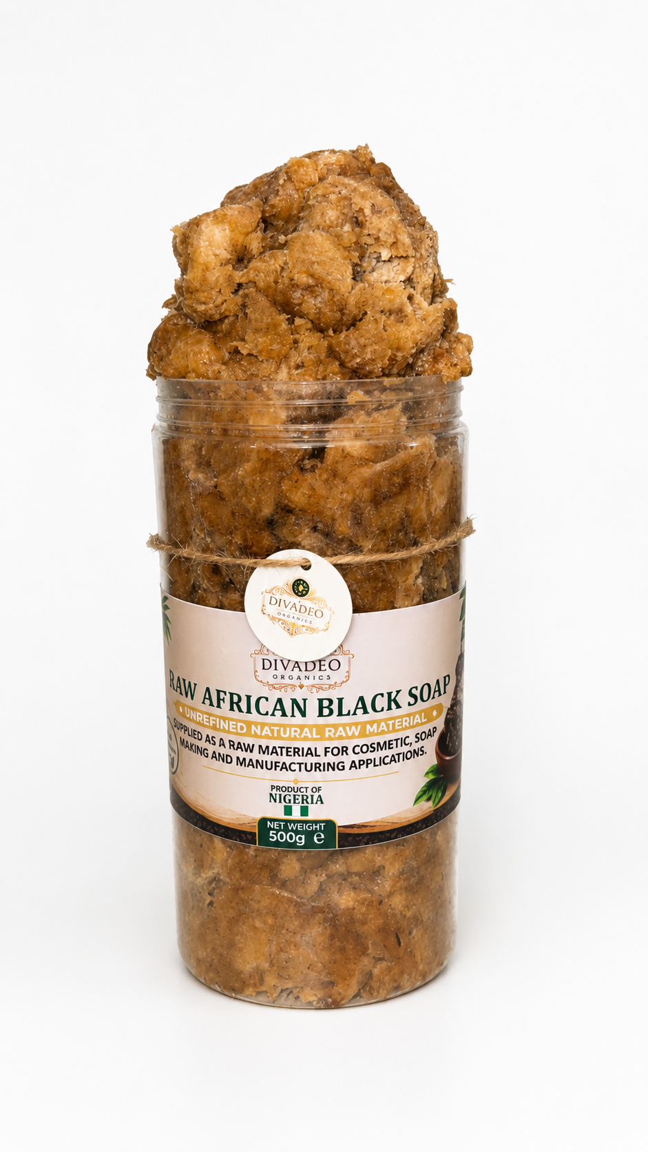 Raw African Black Soap | 100% Traditional & Natural | DivaDeo Organics