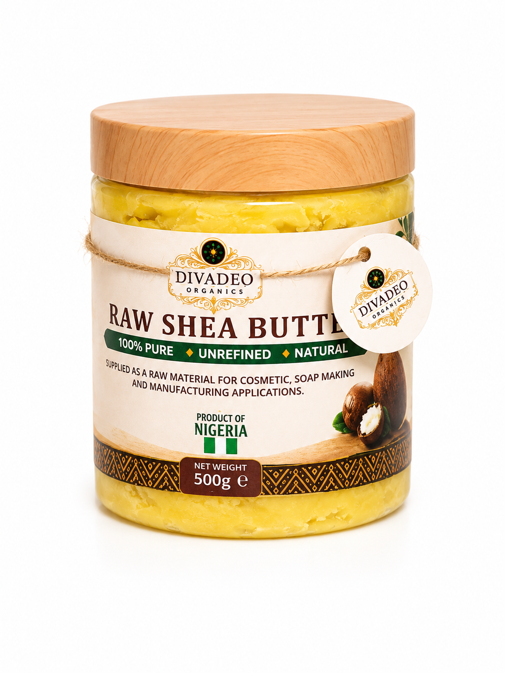 Raw African Shea Butter | 100% Pure & Unrefined | DivaDeo Organics
