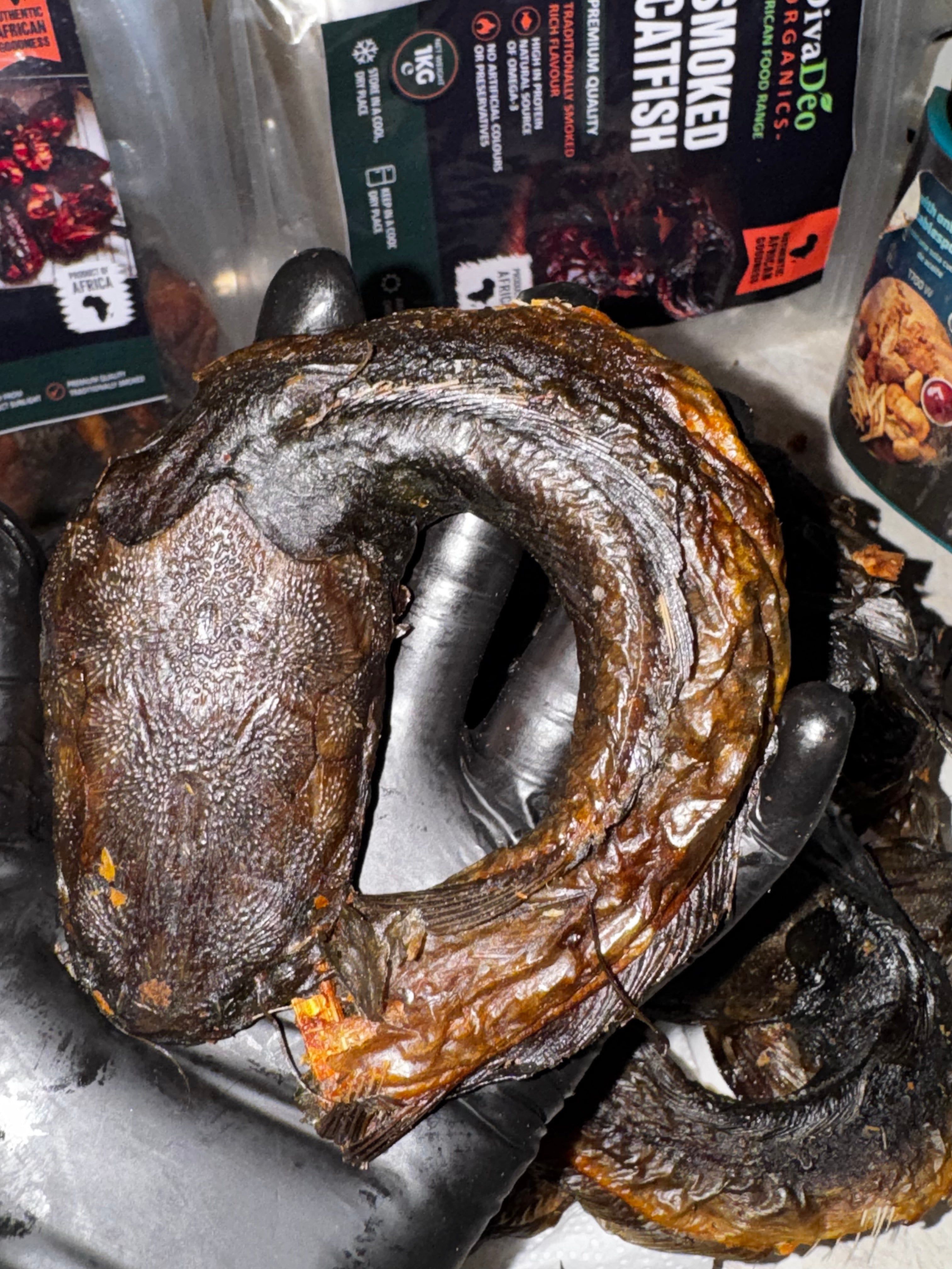 🐟 Smoked Catfish – 1kg