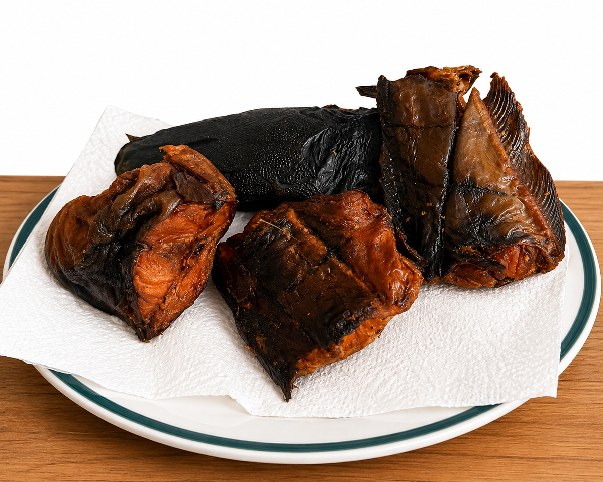 🐟 Smoked Catfish – 250g 4-6Pieces